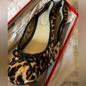 Marc Fisher leopard print ballet flats